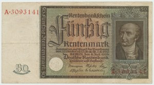 Allemagne, 50 marks 1934