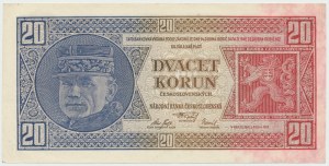 Czechosłowacja, 20 koron 1926