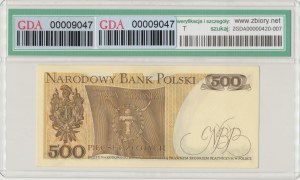 PRL, 500 złotych 1976 AE - GDA 65EPQ