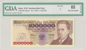 1 mln złotych 1993 A - GDA 65EPQ