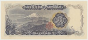 Japon, 500 Yen 1969 - série de 3 exemplaires.