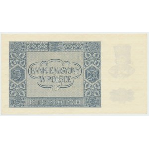 GG, 5 zloty 1940 A