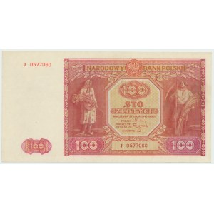 PRL, 100 złotych 1946 J