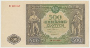 People's Republic of Poland, 500 gold 1946 H