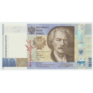 PWPW, 19 złotych 2019 - Paderewski