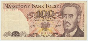 100 złotych 1976 BU