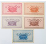 Eastern Russia, Set of 5 - 100 Rubles 1919