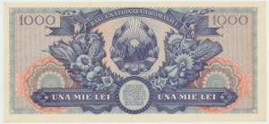 Roumanie, 1000 lei 1948