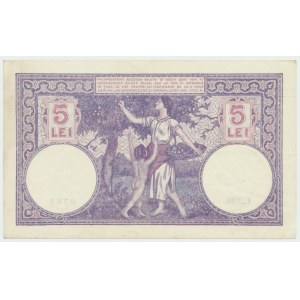 Romania, 5 lei 1928