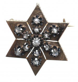 Europe, Brooch pendant with diamonds
