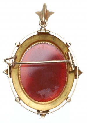 Europa, brooch-pendant with cameo