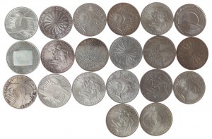 Germania, serie di 10 marchi (19 esemplari) e 10 euro