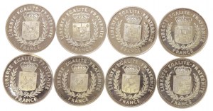 Francúzsko, sada pamätných medailí