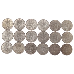 Netherlands, Lot of 2-1/2 gulden