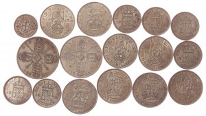 Wielka Brytania, Zestaw monet