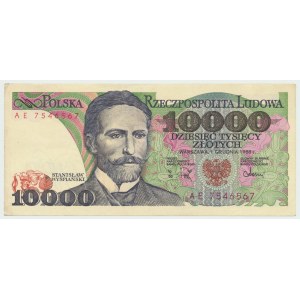 République populaire de Pologne, 10000 zloty 1988 AE