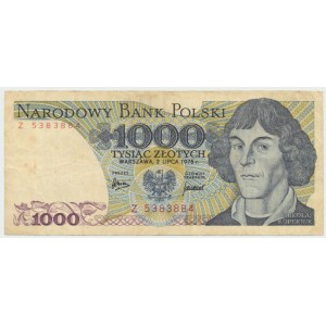 PRL, 1000 złotych 1975 Z