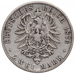 Niemcy, Badenia, 2 marki 1877 G