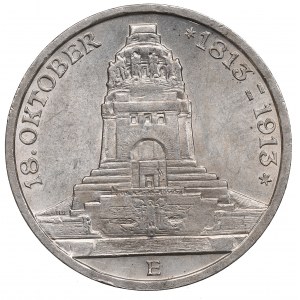 Germania, Sassonia, 3 marchi 1913 E - 100° anniversario della battaglia di Lipsia