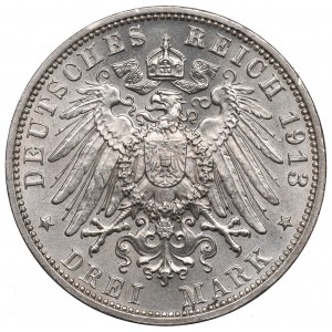 Germania, Sassonia, 3 marchi 1913 E - 100° anniversario della battaglia di Lipsia