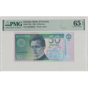 Estonsko, 50 Krooni 1994 - PMG 65EPQ