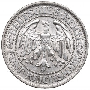 Allemagne, République de Weimar, 5 marques 1932 F