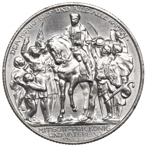Deutschland, Preußen, 2 Mark 1913 - 100 Jahre Leipziger Sieg