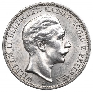 Nemecko, Prusko, Wilhelm II, 3 známky 1912