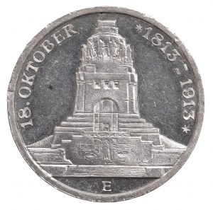 Germania, Sassonia, 3 marchi 1913 E - 100° anniversario della battaglia di Lipsia