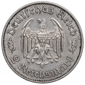 Niemcy, III Rzesza, 2 marki 1934 Schiller F