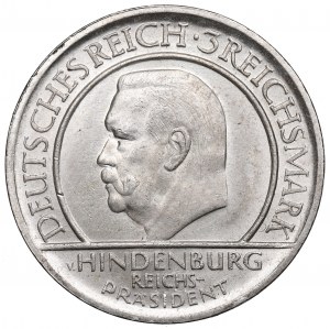 Allemagne, République de Weimar, 3 marques 1929 D