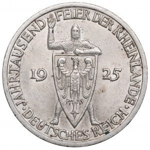 Allemagne, République de Weimar, 3 marques 1925
