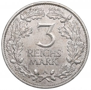 Germany, Weimar Republic, 3 mark 1925