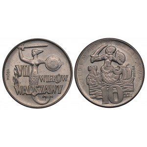 PRL, Zestaw 10 złotych 1965 - PRÓBA