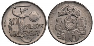 Poľská ľudová republika, sada 10 zlotých 1965 - PRÓBA