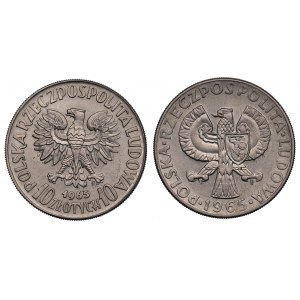 PRL, Zestaw 10 złotych 1965 - PRÓBA