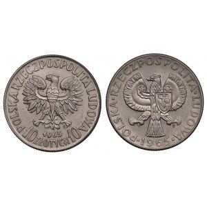 République populaire de Pologne, série de 10 zlotys 1965 - PRÓBA
