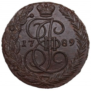 Rosja, Katarzyna II, 5 kopiejek 1789