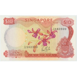 Singapur, 10 dolarů 1967 (WD)