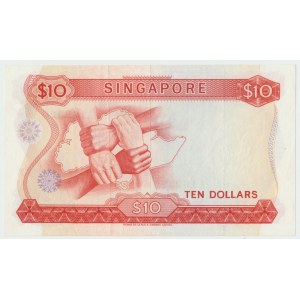 Singapur, 10 dolárov 1967 (WD)