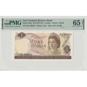 Nowa Zelandia, 1 dollar 1977-81 (WD) - PMG 65EPQ
