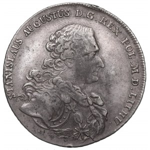 Stanislaw August Poniatowski, Thaler 1766 F.S. - Waffenschmied