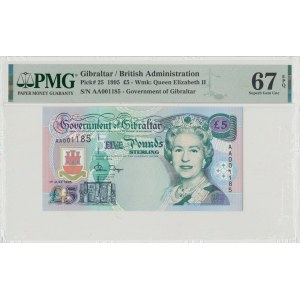 Gibraltar, £5 1995 - PMG 67EPQ