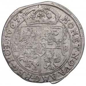 Jan II Kazimierz, Ort 1667, Bydgoszcz - REE