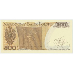 République populaire de Pologne, 500 zlotys 1982 CM