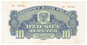 Volksrepublik Polen, 10 Gold 1944 , 