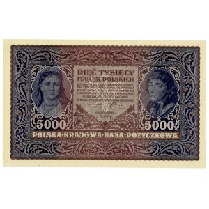 II RP, 5000 polských marek 1920 III SÉRIE H