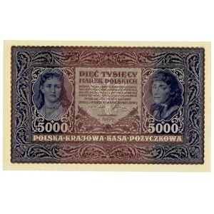 II RP, 5000 poľských mariek 1920 III SÉRIA H