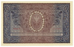 II RP, 5000 marek polskich 1920 III SERJA H