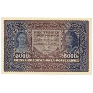 II RP, 5000 marks polonais 1920 III SERJA G